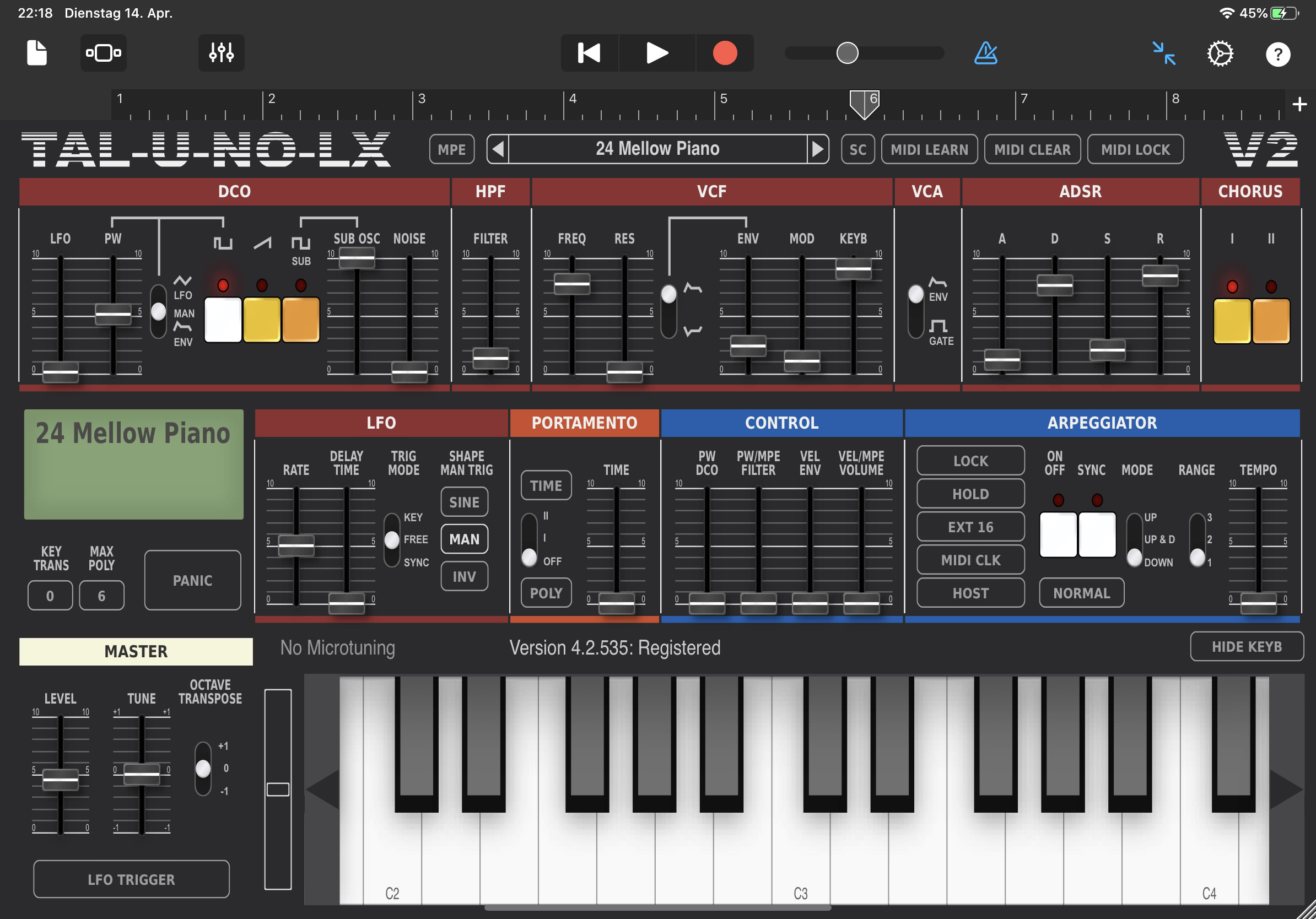 The TAL-U-NO-LX Juno 60 Emulation Is Available on IOS | Synth Talk